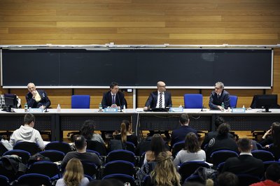Da sinistra, Alfredo Antonini, Cristiano Borean, Rocco Lobianco, Andrea Cafarelli