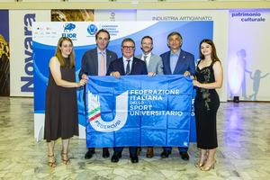 Da sinistra Alice Cometti, Menico Rizzi, Antonio Dima, Enrico Rejc, Gian Luca Bianchi, Isabella Ramani