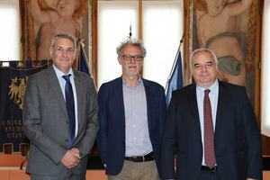 Da sinistra Andrea Cafarelli, Angelo Montanari, Stefano Fruttarolo