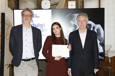 Da sinistra Angelo Montanari, Greta Della Mora, Vito Di Piazza