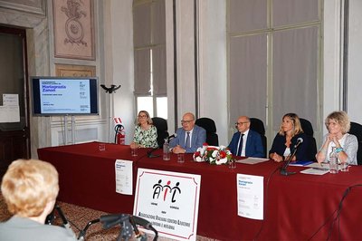 Da sinistra Eleonora Toffoletti, Giuseppe Gioffrè, Roberto Pinton, Serena Rossi, Alvisa Palese