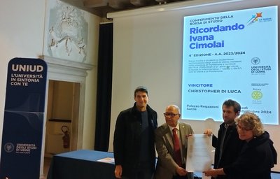 Da sinistra Francesco Galet, Giuseppe Iacca, Christopher Di Luca e Alvisa Palese