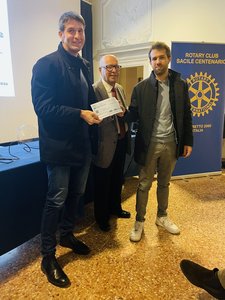 Da sinistra Francesco Galet, Giuseppe Iacca e Christopher Di Luca