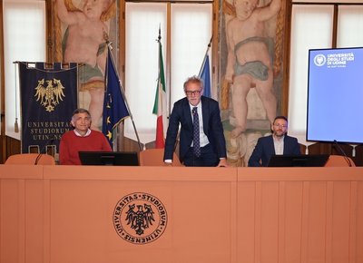 Da sinistra Gian Luca Bianchi, Angelo Montanari, Enrico Rejc