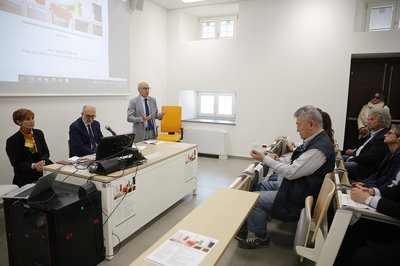 Da sinistra Gianna Zamaro, Riccardo Riccardi, Roberto Pinton