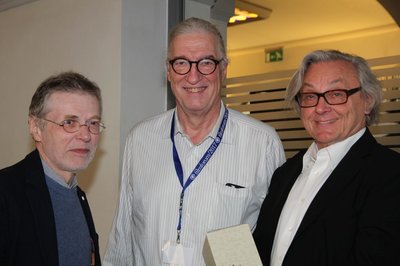 Da sinistra Leonardo Quaresima, Jan-Christopher Horak, Anton Kaes