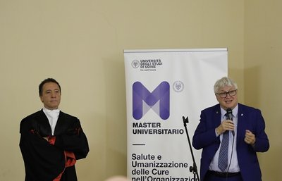 Da sinistra Massimo Robiony e Alberto Felice De Toni