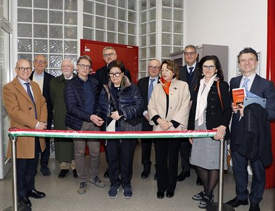 Da sinistra Roberto Pinton, Flavio Pressacco, Gian Nereo Mazzocco, Paolo Vidoni, Gaetano Sabatini, Annalisa Pecorari, Francesco Dandolo, Cristiana Compagno, Andrea Cafarelli, Marina Brollo, Mario Robiony