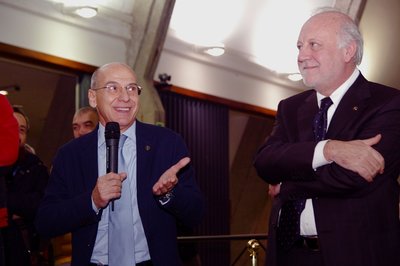 Da sinistra Roberto Pinton, Massimo Di Silverio