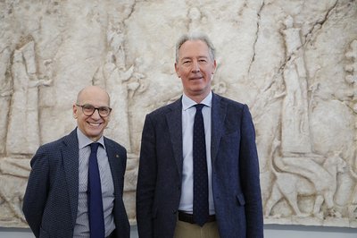 Da sinistra Roberto Pinton e Daniele Morandi Bonacossi