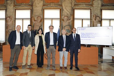 Da sinistra Rossi, Sassolini, Disitn, Montanari, Fabbroni e Piffer