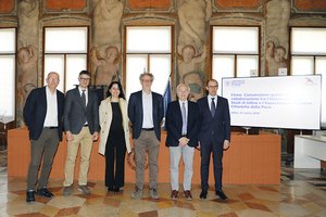 Da sinistra Rossi, Sassolini, Disitn, Montanari, Fabbroni e Piffer