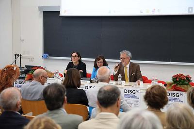 Da sinistra Silvia Bolognini, Gea Arcella, Angelo Montanari