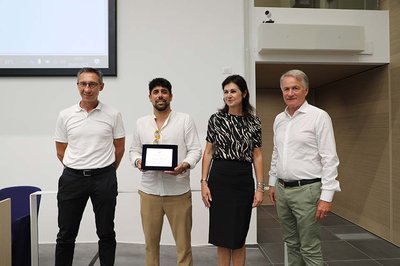 Da sinistra Stefano Lazzer, Alessio Creta, Michela Mason, Attilio Tesser