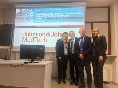 Da sinistra, i presidenti del congresso, Myriam Perrone, Giuseppe Vizzielli, Pierandrea De Iaco, Lorenza Driul