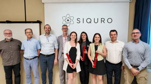 La delegazione del Quebec in visita al laboratorio Siquro