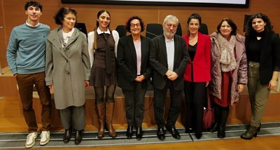 Foto di gruppo con Sorj Chalandon