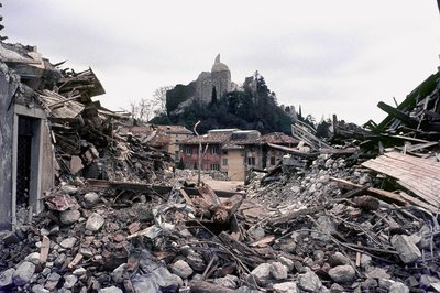 Gemona del Friuli, via Cavour (Foto Graziano Soravito)