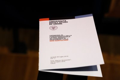 Brochure della cerimonia