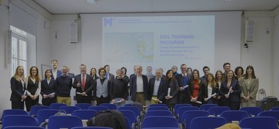 I diplomati e i docenti del corso Esg