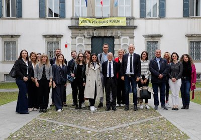 I rappresentanti delle aziende e degli enti con Roberto Pinton e Marco Sartor