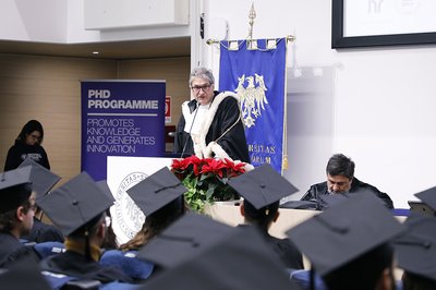 Il prorettore Andrea Cafarelli