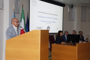 Il rettore Pinton alla presentazione del progetto Mira