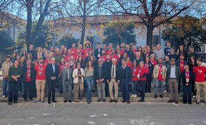 Inaugurazione delle vetrine della ricerca nell'ex chiesa di San Francesco