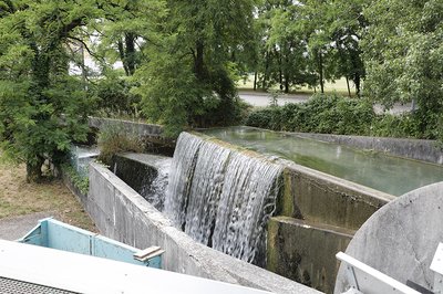 La centrale idroelettirca Ancona in via delle Scienze a Udine