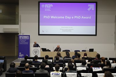 La cerimonia del Phd Welcome e Phd Award
