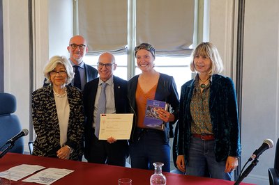 La premiazione di Ilaria Olivo