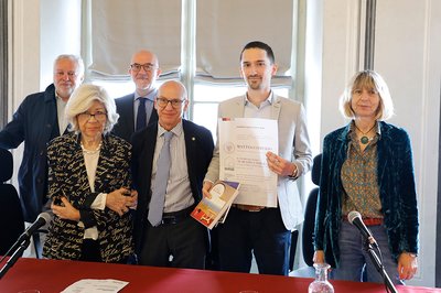 La premiazione di Matteo Comerio