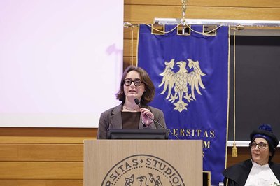 La presidente del Consiglio degli studenti, Rachele Ughetti