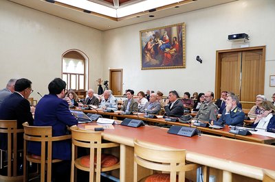 La sala durante la presentazione