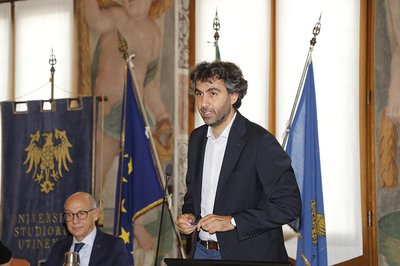 L'assessore Federico Pirone del Comune di Udine