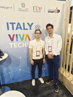 Leonardo Borsatti e Marco Sclausero a VivaTech 2025