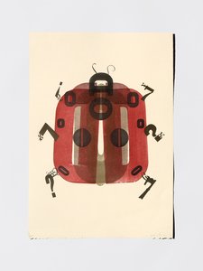 Una delle Letterbugs esposte (collezione Tipoteca)