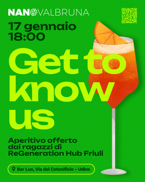 Locandina aperitivo NanoValbruna