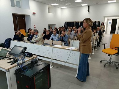 Lura Rizzi durante l'incontro