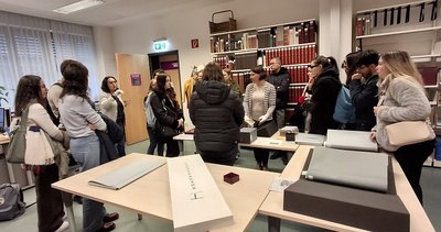 Nella Biblioteca universitaria di Klagenfurt