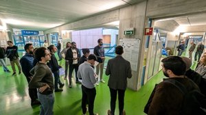 Poster competition, un momento della presentazione da parte dei dottorandi