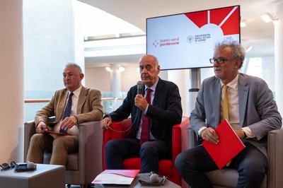 Da sinistra Alessandro Basso, Giovanni Lessio, Angelo Montanari