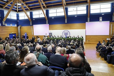 Un momento della cerimonia