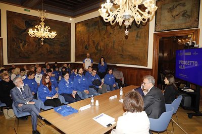 Un momento della presentazione a Roma