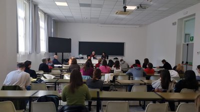 Un momento dell'incontro con Igor Štiks