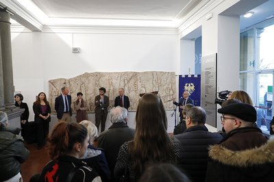 Una fase della cerimonia