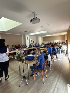 Una fase di una lezione dell'accademia Ala