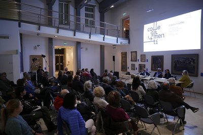 Uno degli incontri in casa Cavazzini
