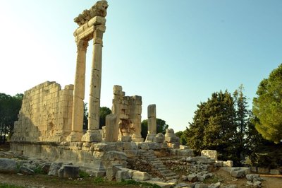 Uno dei due templi romani di Qasr Naous ad Ain Akreen