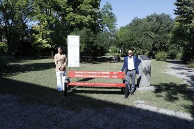 Nel parco di palazzo Antonini-Cernazai